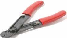D Telephony & Twisted Pair Products Cable Preparation Tools [1] 993-610 5 Miniature Adjustable Stripper/Cutter Suitable for 10-30 AWG Wire Hardened-Steel Weight 2-oz.