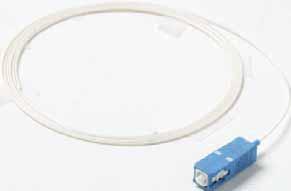 F Fiber Optic Products Fiber Pigtail Assemblies Ordering Instructions: Complete the form by filling in each block with the appropriate bold letter or number that corresponds to the choice in each