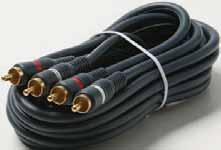 High-Definition Home Theater RCA Interconnects Unparalleled Quality and Top-Line Performance for Home Theater Audio Equipment Ultra-Flexible Rubberized PVC Jacket, 6.
