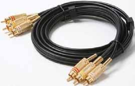 TM Audio / Video Connectivity Products Premium Video Patch Cord [7] 206-265 6 High-Grade Premium Stereo VCR Dubbing Cables Applications include home theater, DSS receivers, VCRs, camcorders and DVD