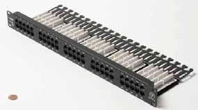4 (H) x 1 1 4 (D) Supplied with Mounting Bracket [2] 310-324 24-Port 110-IDC CAT5E Patch Panel 1 x EIA Unit 19 (W) x 1 3 4 (H) x 1 1 4 (D) [3] 310-348 48-Port 110-IDC CAT5E Patch Panel 2 x EIA Units