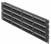 Units 19 (W) x 7 (H) x 1 1 4 (D) [2] Fast Media CAT6 Patch Panels 350MHz Category-6 UL/cUL Verified and Listed High-Reliability Printed Circuit Board Design Rear Cable Management Strain Relief