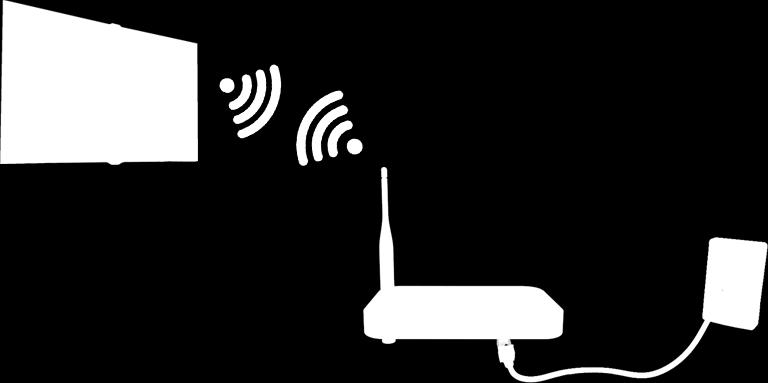 To use a wireless network, the TV must be connected to a wireless router or modem. If the wireless router supports DHCP, the TV can use a DHCP or static IP address to connect to the wireless network.