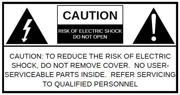 2 Table of Contents, Caution, & Important Safety Instructions Caution Statements...2 Important Safety Instructions...2 Specifications...4 General Description.