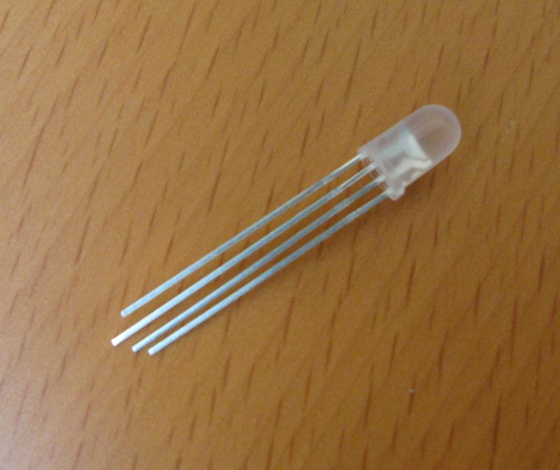 RGB LEDs Normal LED anode + cathode anode + cathode RGB LED anode + red