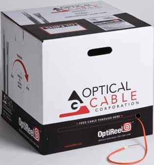 Optireel product information pi 7 Features and Applications OptiReel cable box saves installers time.