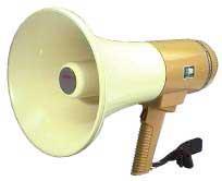 Code PA Systems Portable Image Day Rate MEGAPH Megaphone with siren, 16w (requires 6 x C cell batteries)