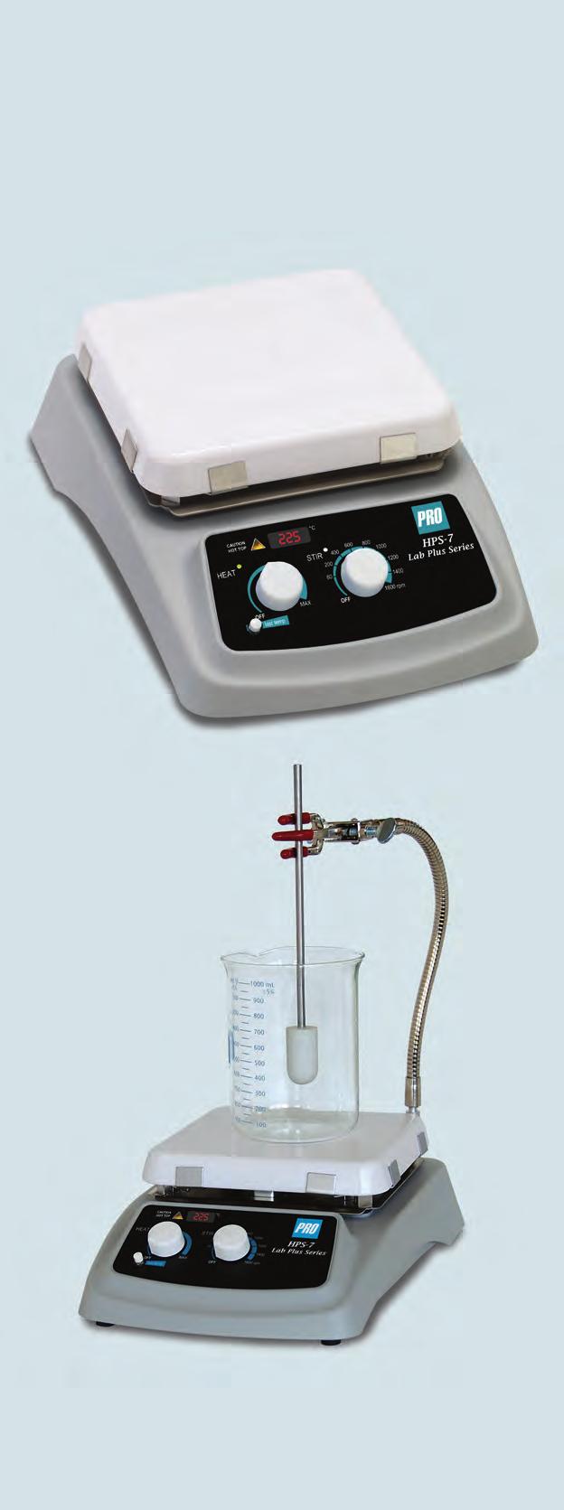 Lab Plus Series from PRO Scientific HPS-7 Hotplate Stirrer PRO s HPS-7 hotplate stirrer delivers accurate, repeatable results.