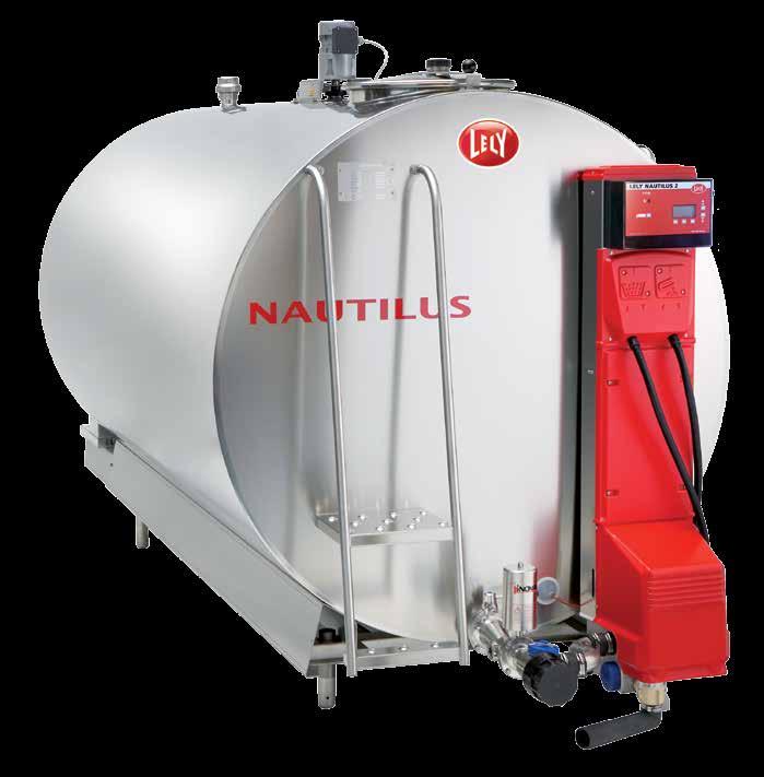 Tancul de răcire a laptelui Lely Nautilus pentru că vă pasă de calitatea premium a laptelui Tancurile de răcire a laptelui Nautilus,