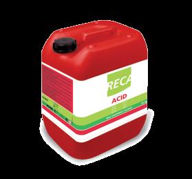 RECA Acid* este un agent de curăţare acid, puternic, pentru tancurile de răcire a laptelui.