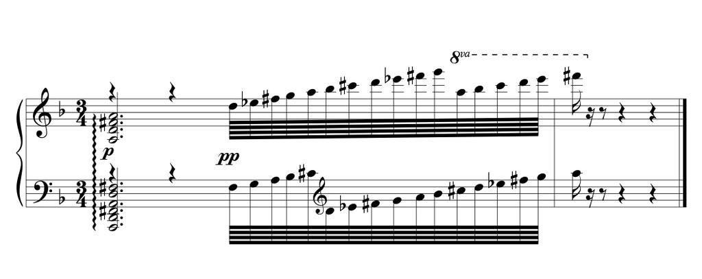 26 Example 1.8 Saint-Saëns, Piano Concert No 5, Op. 103, mvt 2, mm. 233 The exact same chord progression repeats between mm. 235-238.