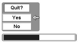 The confirmation box appears and select [Yes] to capture the projected image. After capturing the projected image, go to the Logo function and set it to User.