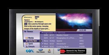 Using the Guide The Interactive Programming Guide allows you to find the shows you want to watch, record or block.