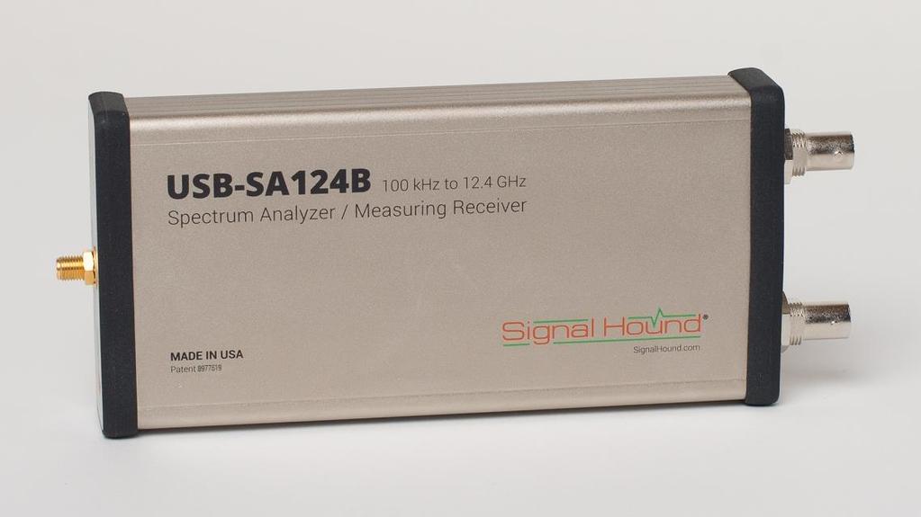 Preparing For Use Initial Inspection 1 Preparing For Use Unpacking your Signal Hound and Installing Software The The Signal Hound USB-SA124B is a USB-based 100 khz to 12.
