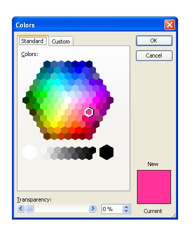 Colours in MS Office documents The RGB