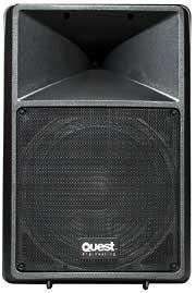 Powered Speakers 2 x Quest QSA400 self powered 15