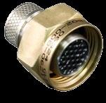 Mighty Mouse Fiber Optic Series 802 Aqua Mouse Submersible Plug Connector Ordering Information 802-008 and 802-009 Glenair s Series 802 Mighty Mouse connectors feature stainless steel or marine