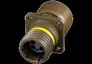 receptacle connectors and dust covers Singlemode and multimode with low insertion loss performance All popular shell sizes and insert arrangements available Corrosion-resistant and environmentally
