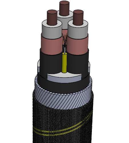 although deeper water (<2,000 metres) systems are a consideration. A transoceanic repeatered LW cable joint can be deployed to 8,000 metres with a resultant hyperbaric pressure in excess of 83MPa. 3.