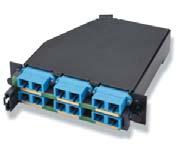 FO Patch Panels Optical Fiber Patch Panels Available for MT-RJ, LC Duplex and SC Duplex systems Available in OM (6.
