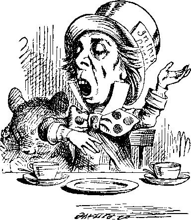 A Mad Tea-Party 59 Not the same thing a bit! said the Hatter. You might just as well say that I see what I eat is the same thing as I eat what I see!