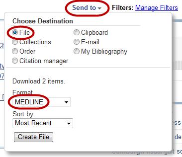 4 Using EndNote Online to Manage your References References from PubMed Importing references from PubMed is not as straightforward as importing them from DiscoverEd.