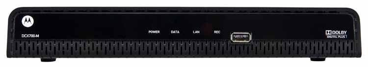 Section 1 - Your new terminal DCX700 front panel 2. DATA 1. POWER 3. RECORD 1. POWER Indicates the terminal is on or off. 2. DATA Indicates the terminal is processing programming data.