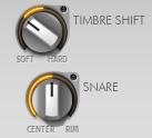 How to: Modify Sound of the Drum Kit The Kit section controls globally affect the drum kit and how Strike plays it. 1. Play a Pattern. 2.