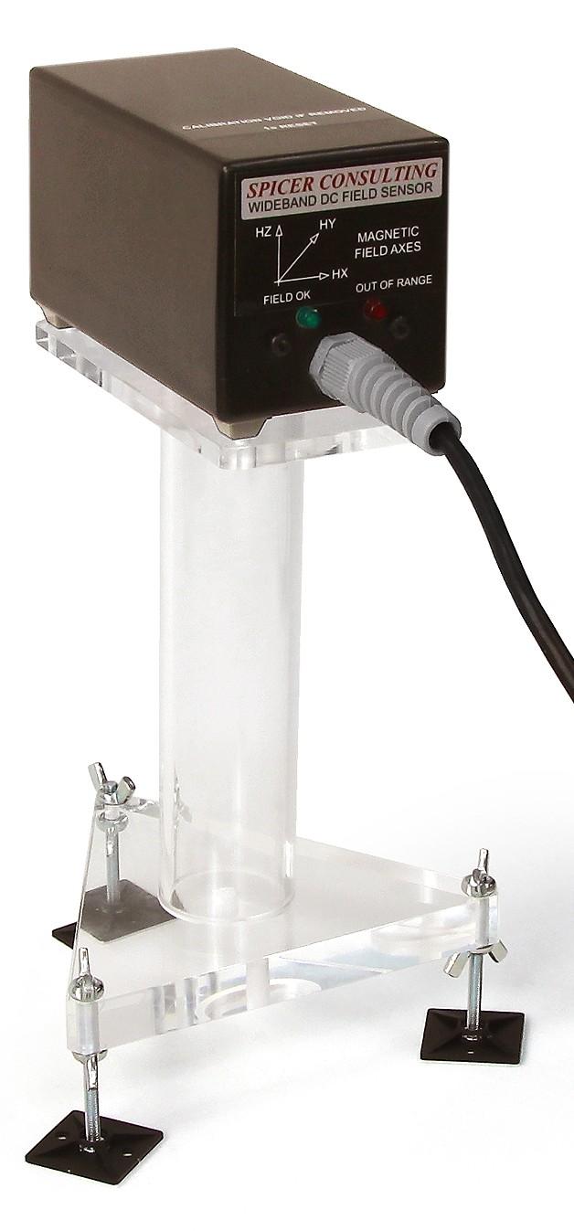 It has been used with Spicer Consulting Cancelling systems since the SC07 model was launched in 1991. It works best if the X & Y cables cross over directly above the microscope column.