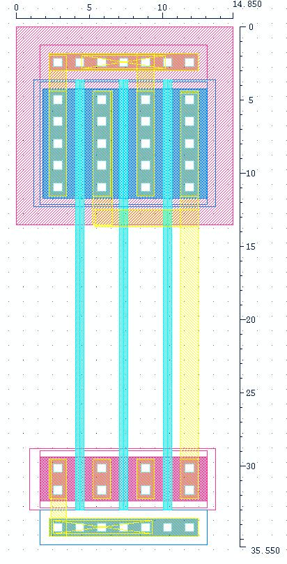 to220ns NAND gates: Figure 5: NAND2 gate