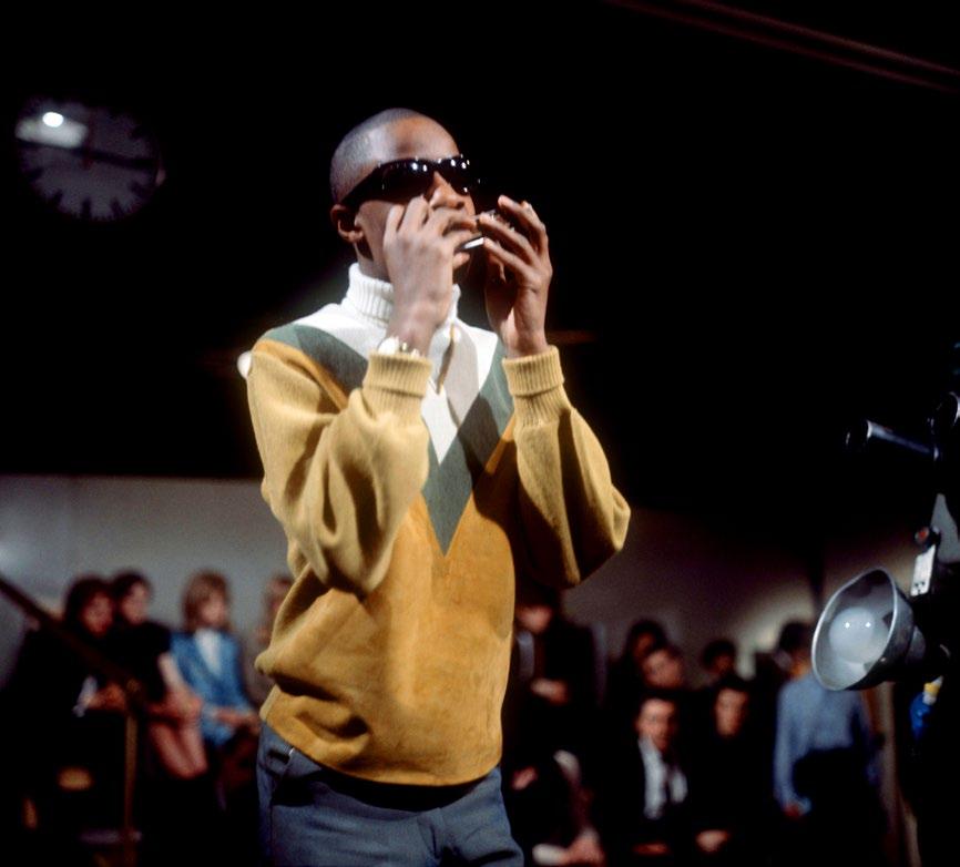 Stevie Wonder performing on a UK TV show I always liked Martha Reeves and the Vandellas, but I got the impression that everything was geared to The Supremes.