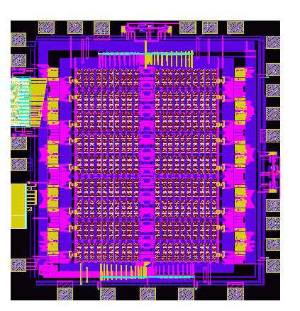A sampling FIR filter chip 0.35 µm digital CMOS 62.