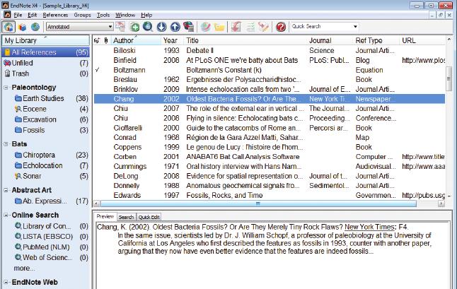 Creating your EndNote Library How to get your references into EndNote 1 Exporting from an Online Database 2 Importing References from ext