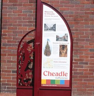 Cheadle Historic Trail Why not explore Cheadle s fascinating past by taking a walk along our short Discover the Secret Trail.
