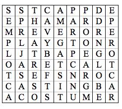 WORD SEARCH; We suggest that the students complete the following word-searches whilst discussing the meaning of each term for a fuller