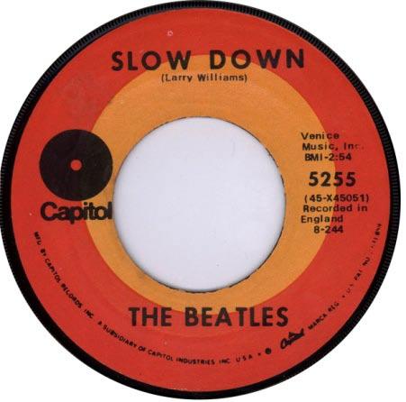 Label 69 As stereo singles were introduced in mid-march, 1969, before the release of "Get Back"
