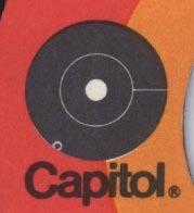 Label 72 Orange label with patent number Capitol Records switched from their red/orange target label to this orange label in November, 1972.