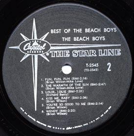 Star Line Label Styles Capitol initiated the Star Line of reissue singles and albums in May, 1960.