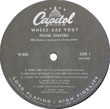 " Label 57 In June, 1957 (shortly after number 850 in the main line), Capitol added print to their labels, to include the