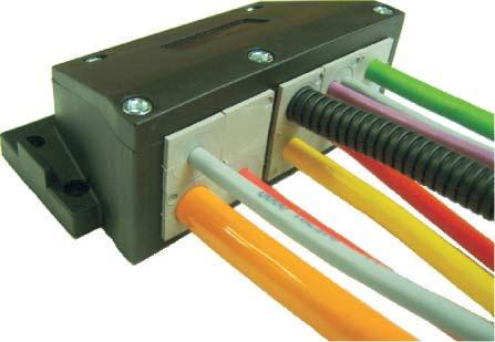 convenient for the insertion of conduits high packing density KEL-FG A can be snapped onto KEL-SNAP - very quick