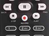 How to operate your dvr Press DVR to view your recordings.