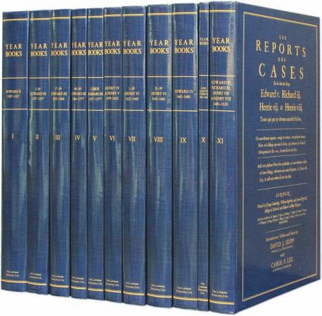 Early English Law with New Apparatus by David J. Seipp With New Introductory Notes and Tables in Each Volume Naming all Justices and Serjeants, and Listing Calendar Years of Law Terms, by David J.