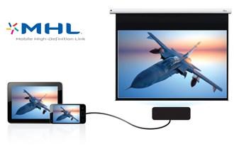 DH1009i Project bright vibrant presentations in Full HD 1080p effortlessly any time on day.