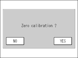 4 CALIBRATION 4.4.2 Zero calibration 1. On the CAL. screen, check that the proper measurement line is selected. If necessary, press the displayed MODE setting on the CAL.