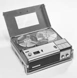 when stereo FM broadcasts started in earnest around 1970, tape decks grew tremendously in popularity as a means for recording these broadcasts. Fig. 5.19. Sony TC-800 (1966) (20)