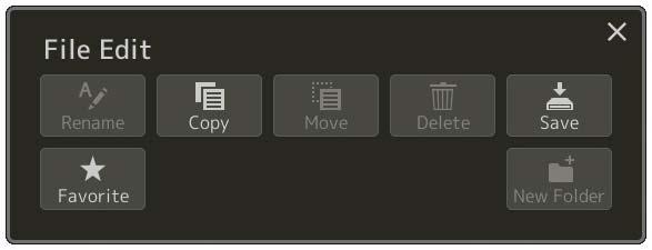 1 In the File Selection display, select the desired category in the Preset tab.