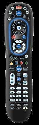 1 13 Master your remote control 2 3 14 15 16 Say goodbye to remote control clutter 1 // Press Cable, DVD or AUX to select which device you want to control 2 // Return to viewing live TV 3 // Access