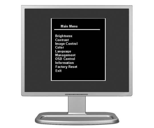 Operating the Monitor Adjusting Monitor Settings Use the On-Screen Display (OSD) to adjust the screen image based on your viewing preferences. To access the OSD, do the following: 1.