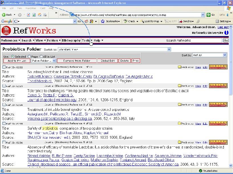 Slide 1 Text Captions: While one of the key features of RefWorks is its availability from any computer with Internet access, you may think you have to be online to use RefWorks when writing a paper