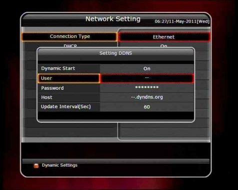 Control of the files via the network and your PC : - Check the IP Address of the STB on the Network Setting menu.